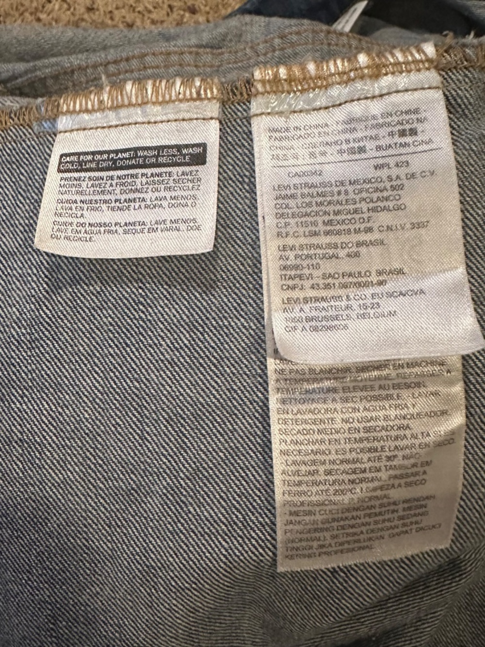 Levi’s Denim Trucker Jacket 70589 XL EXCELLENT CONDITION!! - Picture 10 of 11